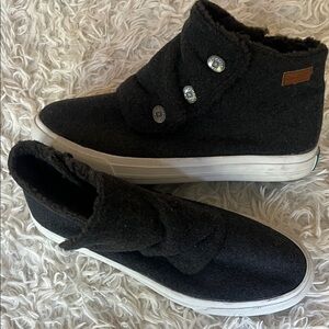 Cozy Black Kids Shoes